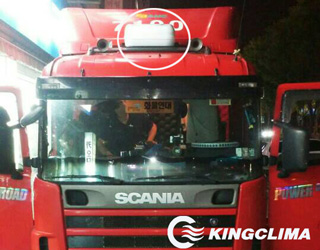 Aires acondicionados E-Clima2200 Sleeper Cab para cabina de camión Scania