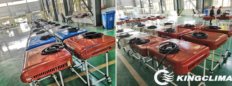 CoolPro2800 truck cab air conditioners in Factory
