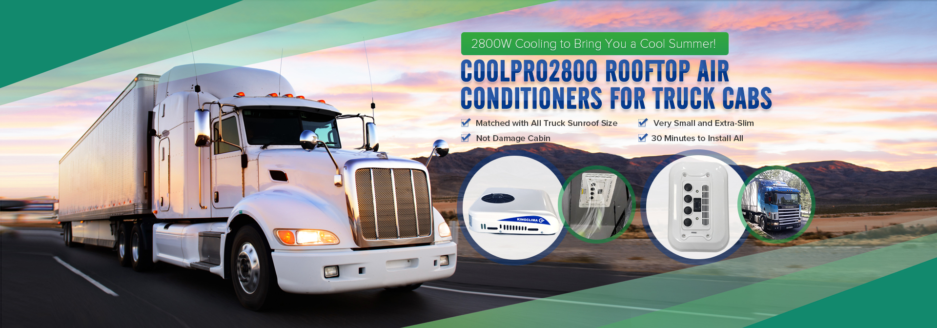 CoolPro2800 sleeper cab air conditioner