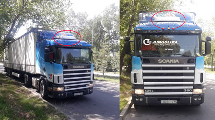 CoolPro2800 12v Truck Sleeper Air Conditioner Export to Kazakhstan